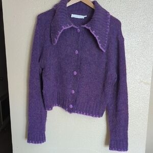 Astr Women's Purple Cardigan NWOT